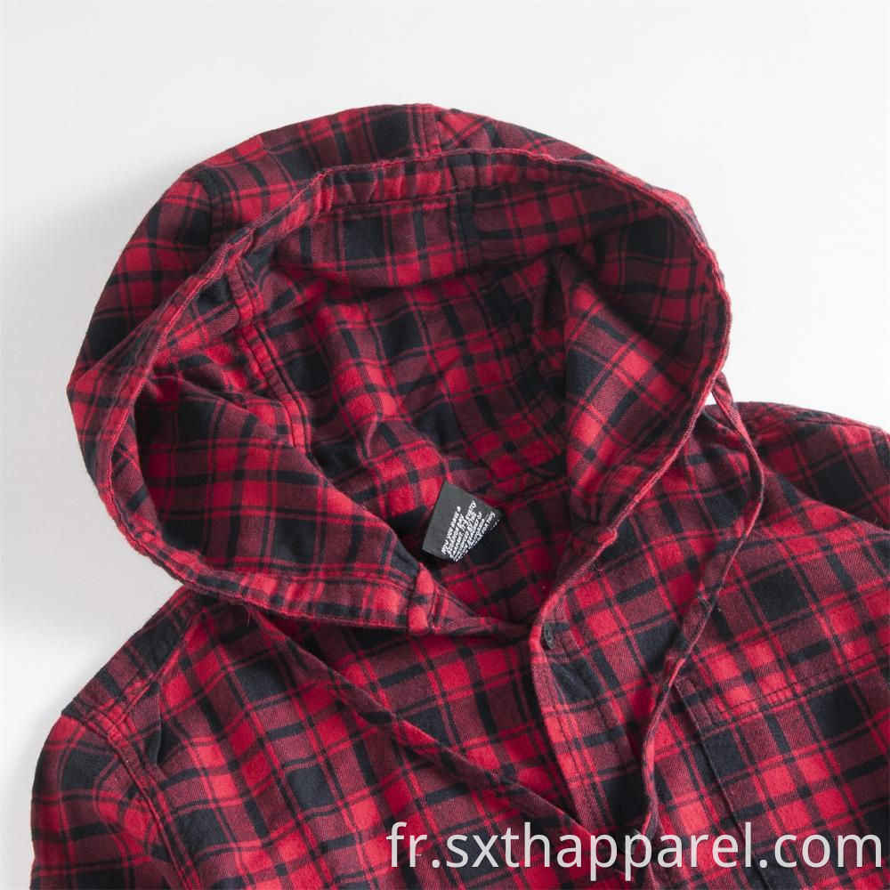 Fleece Check Plaid Jacket Shirts